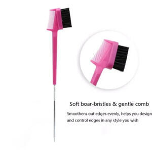 3 IN 1 EDGE STYLE BRUSH, COMB, PINTAIL (RANDOM COLOR) FAST SHIPPING